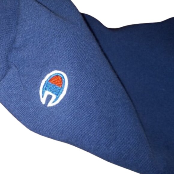 Notre Dame Mens XL Irish Fighting Life Cancer Blue Hoodie Sweatshirt - Picture 5 of 10